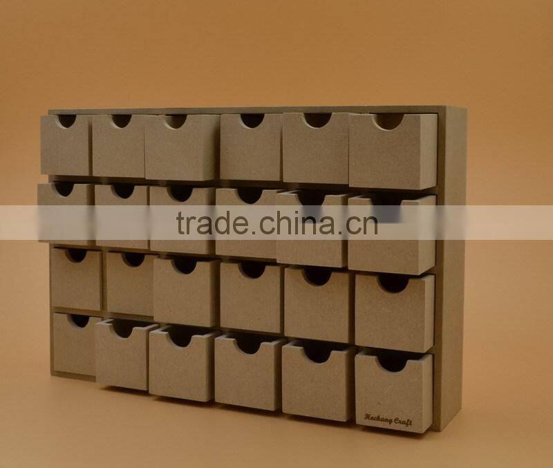 christmas calendar box wooden storage box