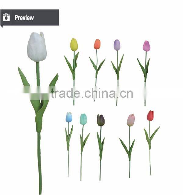 Artificial tulip for floral arrangement and home decoration