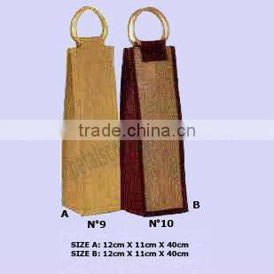 Ideal promotional jute wine bag