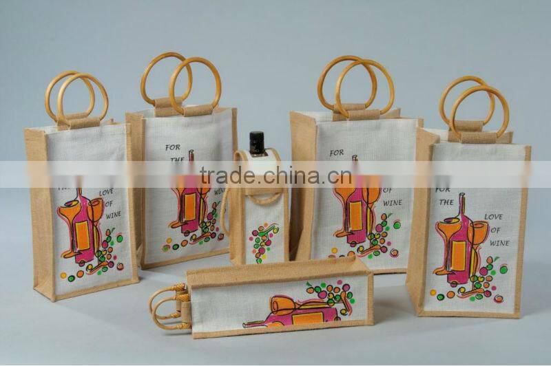 Screen Printing Jute Carry Bag