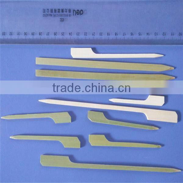 Eco-friendly food grade bamboo skewer with paddle