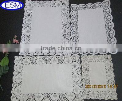Eco-friendly Paper Doilies with all packing square Table Paper Doilies Inch Paper Doilies
