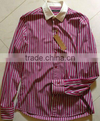Brand new man shirts casual shirts cotton stripes luxury man shirts clothing