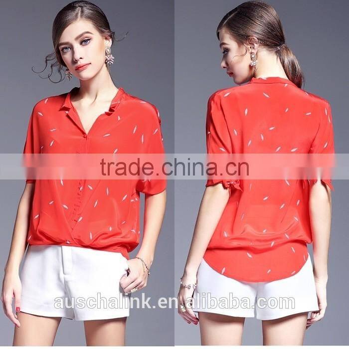 custom short leeve loose new fashion pattern shirts lowest price