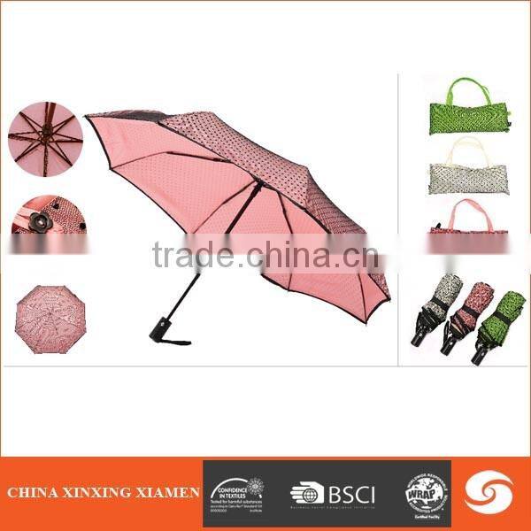 new style high quality promotional auto open and close folding umbrella for outdoor