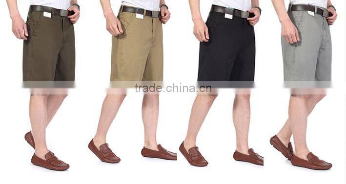 man shorts, MTM service, half leg length shorts, gray shorts