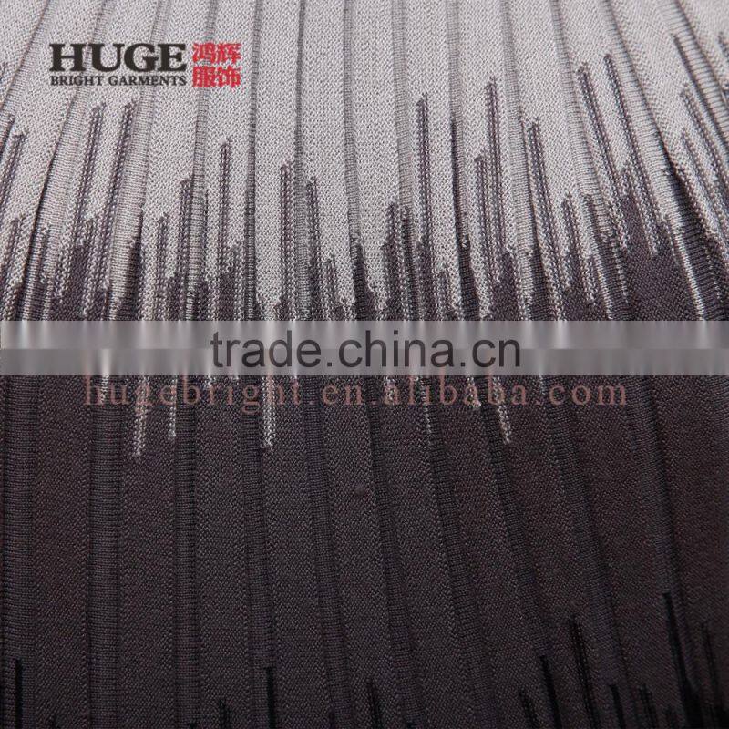 Ladies' dip-dye knitted jumper with batwing sleeves