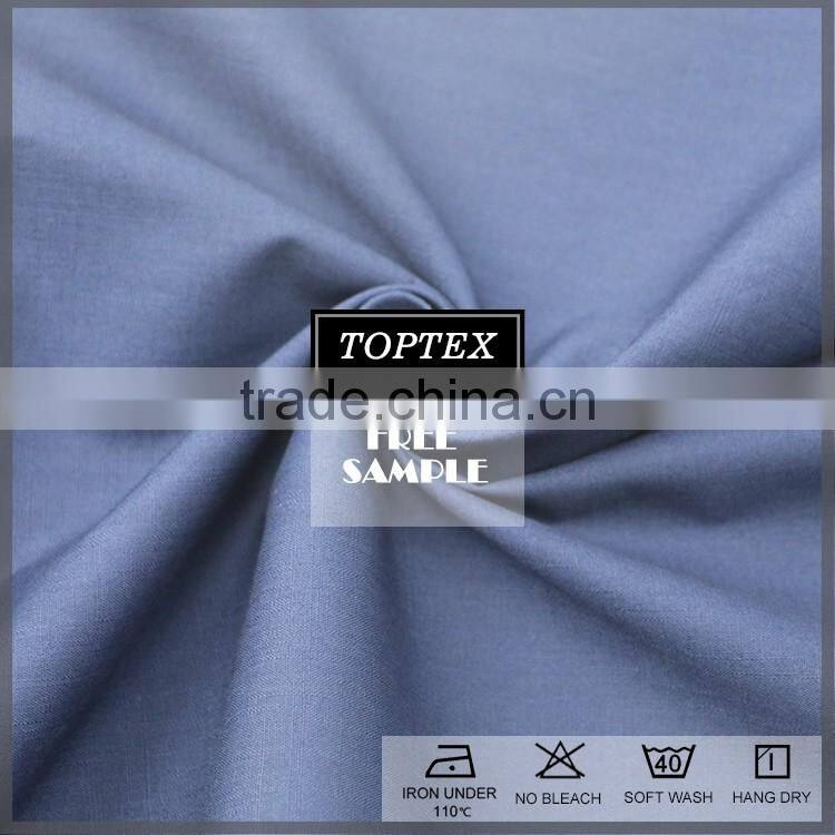 137 GSM 100% cotton woven slub shirting fabric