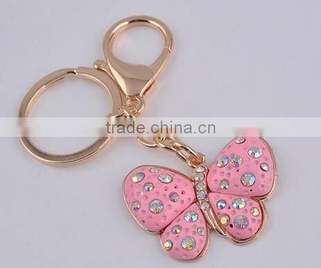 American Tassel Key ring,Metal Promotional Gift Keychains For Bag/Car