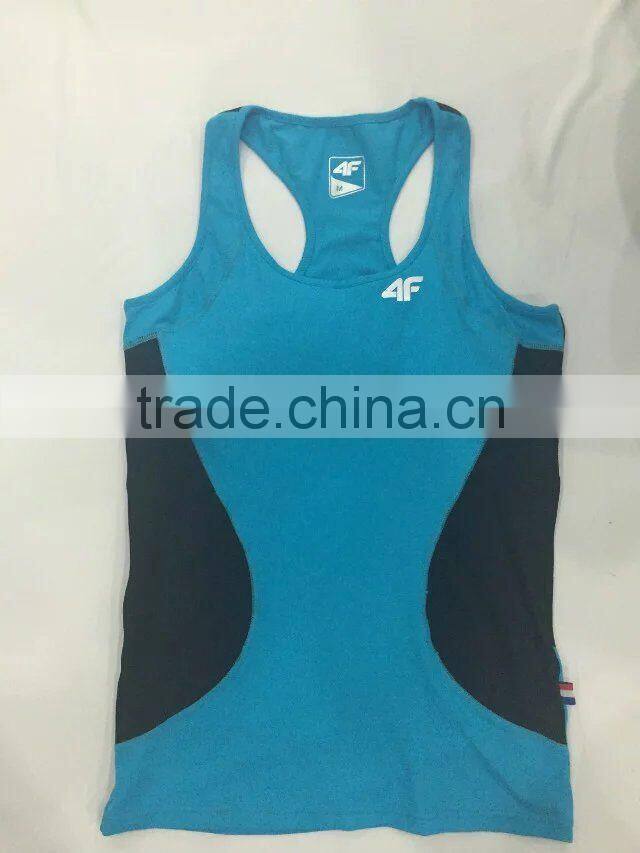 Ladies sexy hot selling sports vest running top