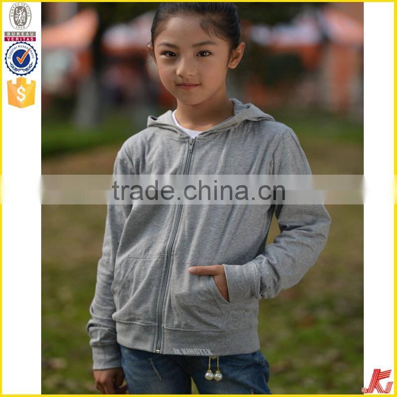 custom made cheap plain wholesale girls hooded sweatshirt