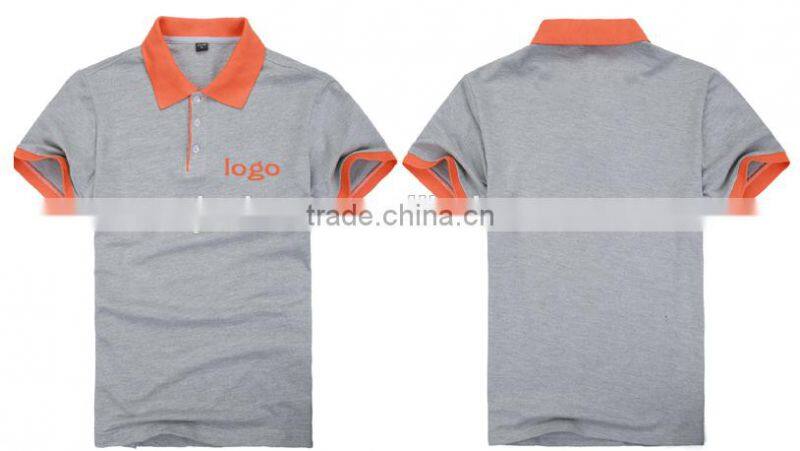 2016 new design custom printing men polo t shirt