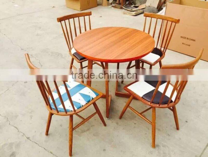 2016 high quality hot selling copy wood design coffee set and dining set