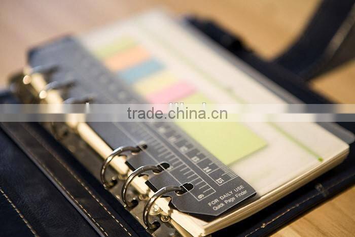 A5/A6/A7 transparent PP protection board for planner ealstic spacer for loose leaf planner