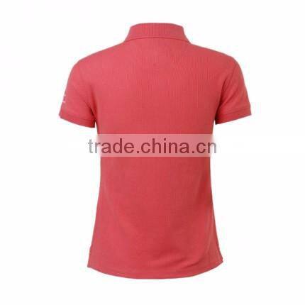 Hot Sale Custom New Design Collar Blank Plain Polo T Shirts For Women