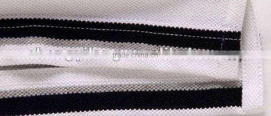 hot sale new fashional men's apparel short sleeve striped polo shirts