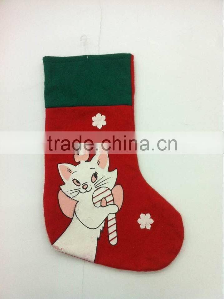wholesale 12"Christmas stocking lovely christmas stocking