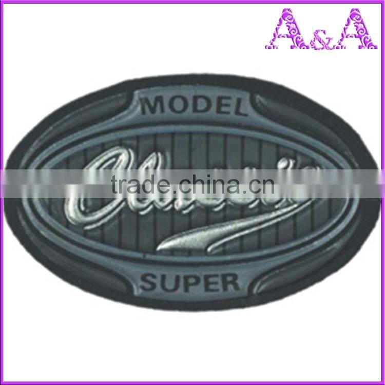 2017 High Quality Printing pvc rubber Eco-Friendly 3d patch clothing label