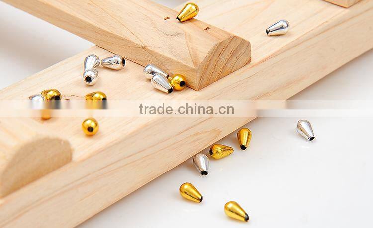 Painted shiny Gold & Silver Plating Beads