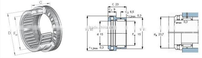 40x52x32 mm cylindrical needle roller bearings NKXR40