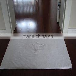100% cotton long terry door mat towel