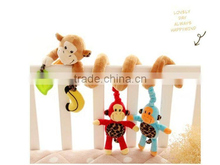 Multifunctional car/bed/crib hanging bell rattles educational baby girls toys M5041504