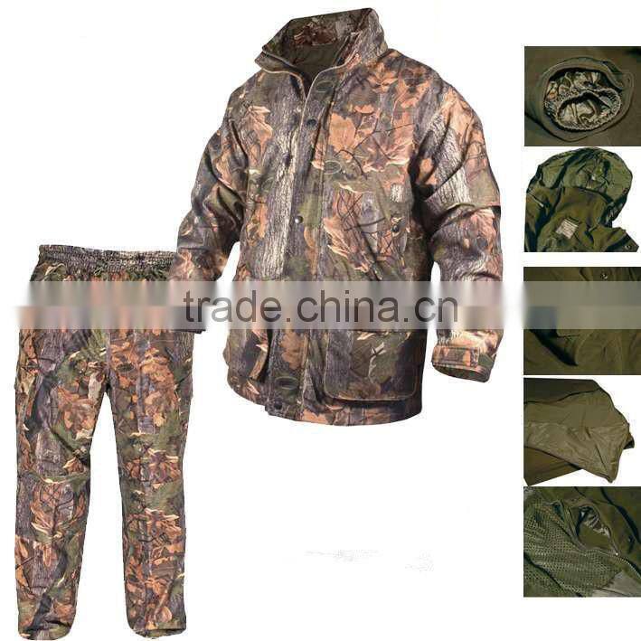 Green Waterproof Extreme Winter Hunting Clothes for men