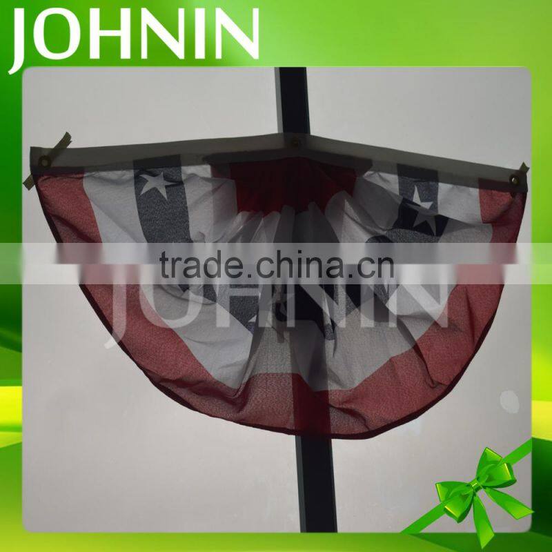 Wholesale outdoor Custom Printed 4th of July decoration cotton Stars & Stripes 5 Stripe Bunting