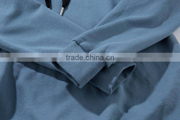 Wholesale Contrast color Stripe Long sleeve hoodie