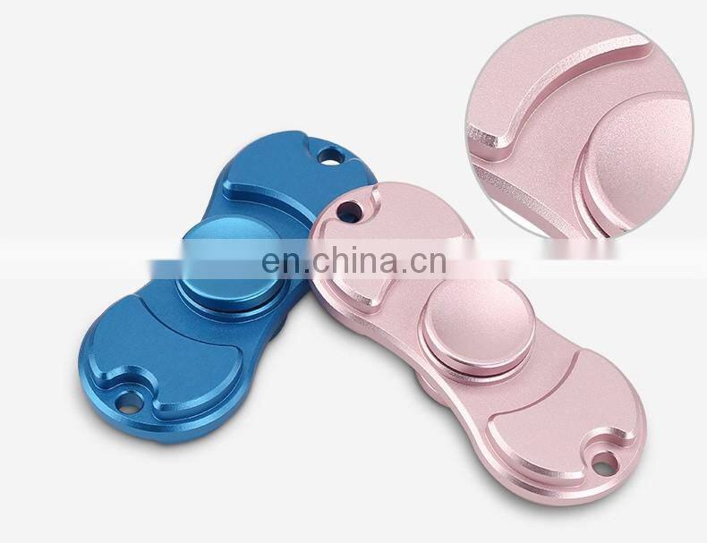 Wholesale hot selling 2 bearings fidget spinner finger toy 2017