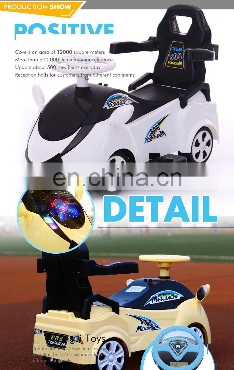 Hot sale cheap price best quality colorful sliding ride on car 2018