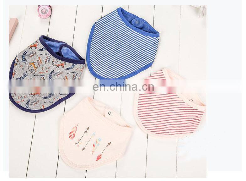 Waterproof cotton baby bandana drool bibs for babies trendy cartoon baby bandana bib