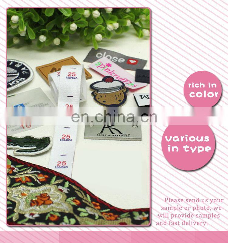 Custom national wind woven label ribbon