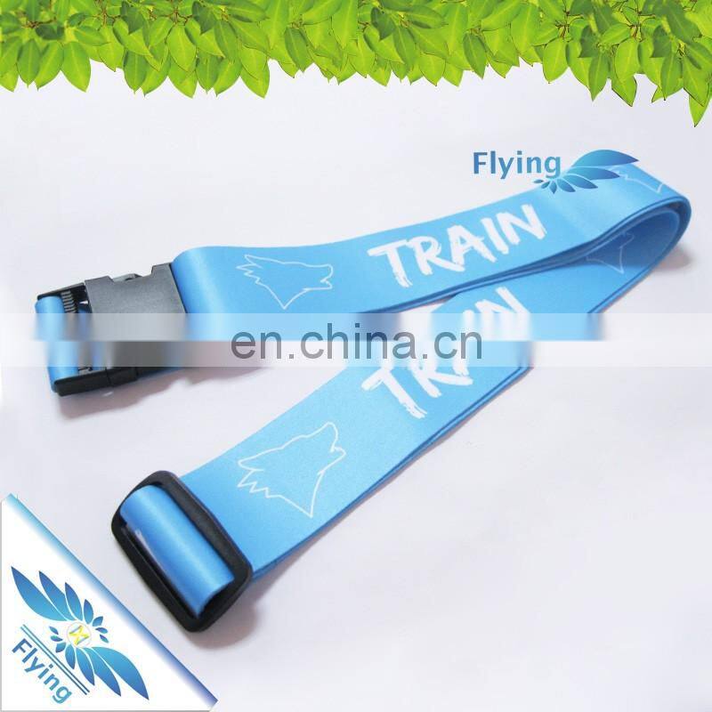 Gift Item Fashion Airport Train Luggage Belts Custom Straps