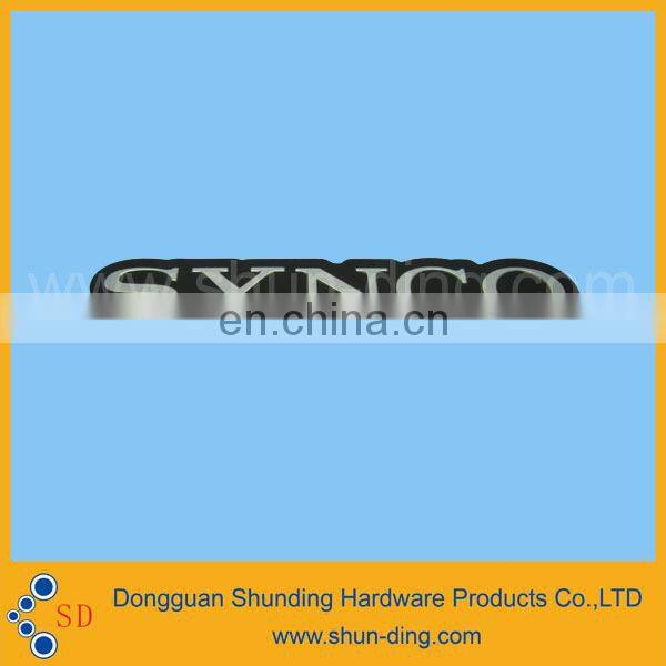 Famous Custom Metallic Golden Logo Nameplate