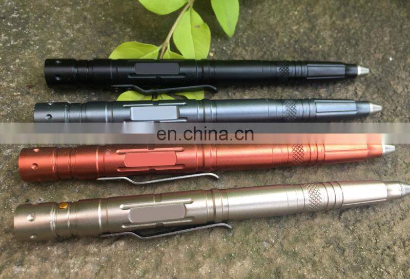 162mm Aluminum Alloy 10 Hour Working Nichia LED Tactical Pen Defense Self Defence