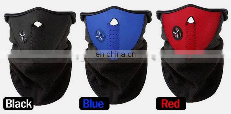 Lightweight 3 Colors Riding Bicycle Neoprene Face Ski Mask
