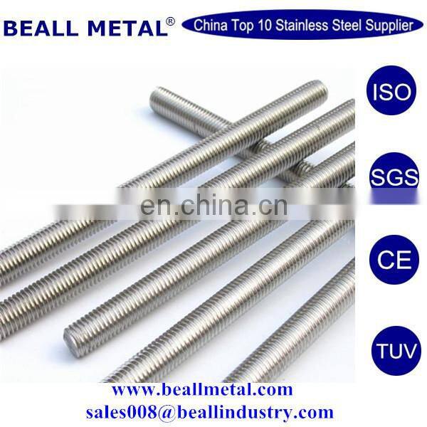 best quality monel K500 MONEL 400 full threaded Bolt With TWO Heavy Hex Nuts