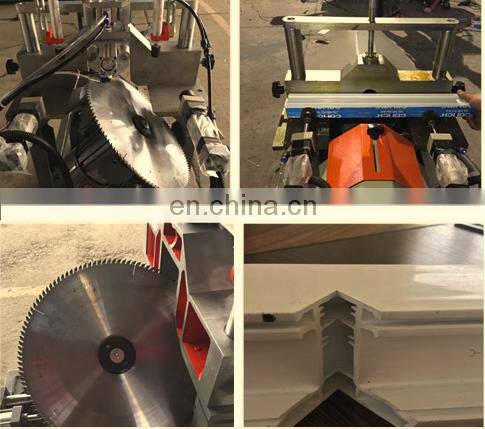 V-notch Cutting Saw PVC and Aluminum Windows Making Machine / High Quality UPVC V Cutting Machine Single Head 90 Degree Saw