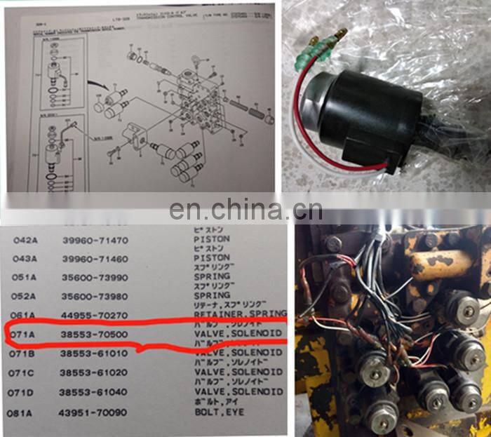 38553-70500 Solenoid valves for excavators and cranes SD1231-C-11 DC24V