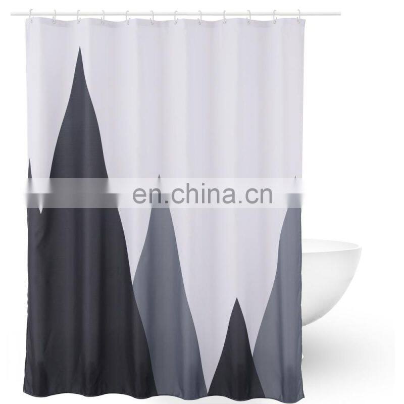 Fashion Design Polyester Waterproof Printing Bathroom Curtain Customize Designer Bath Curtain/Shower Curtain