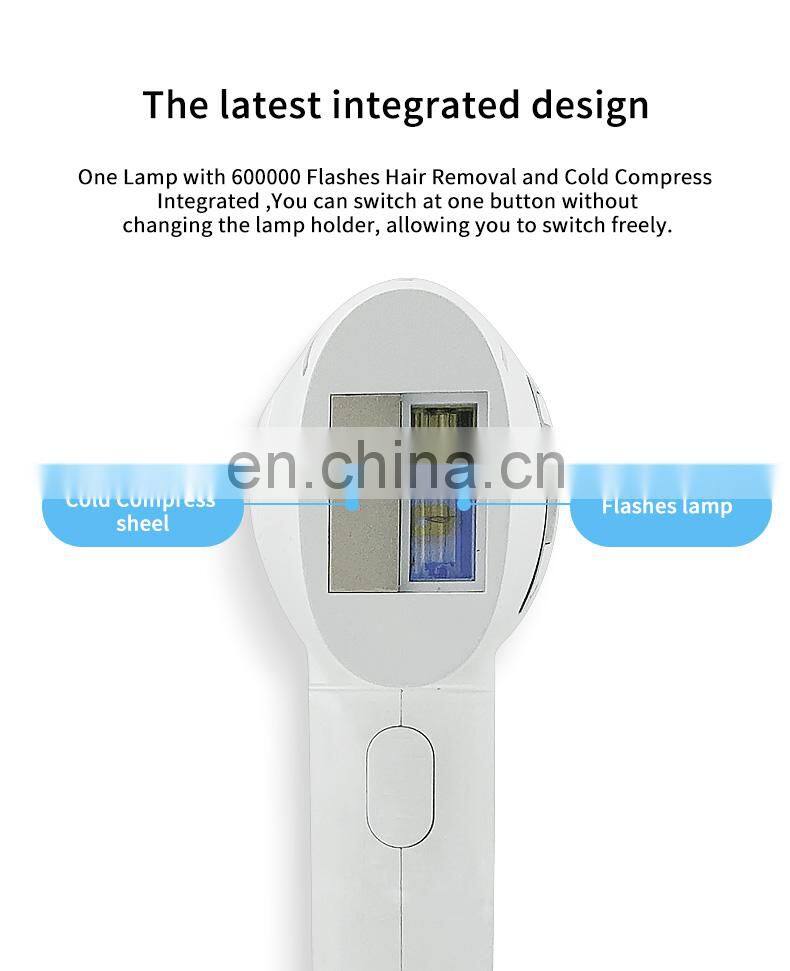 ICE compress laser ipl hair removal epilator for woman