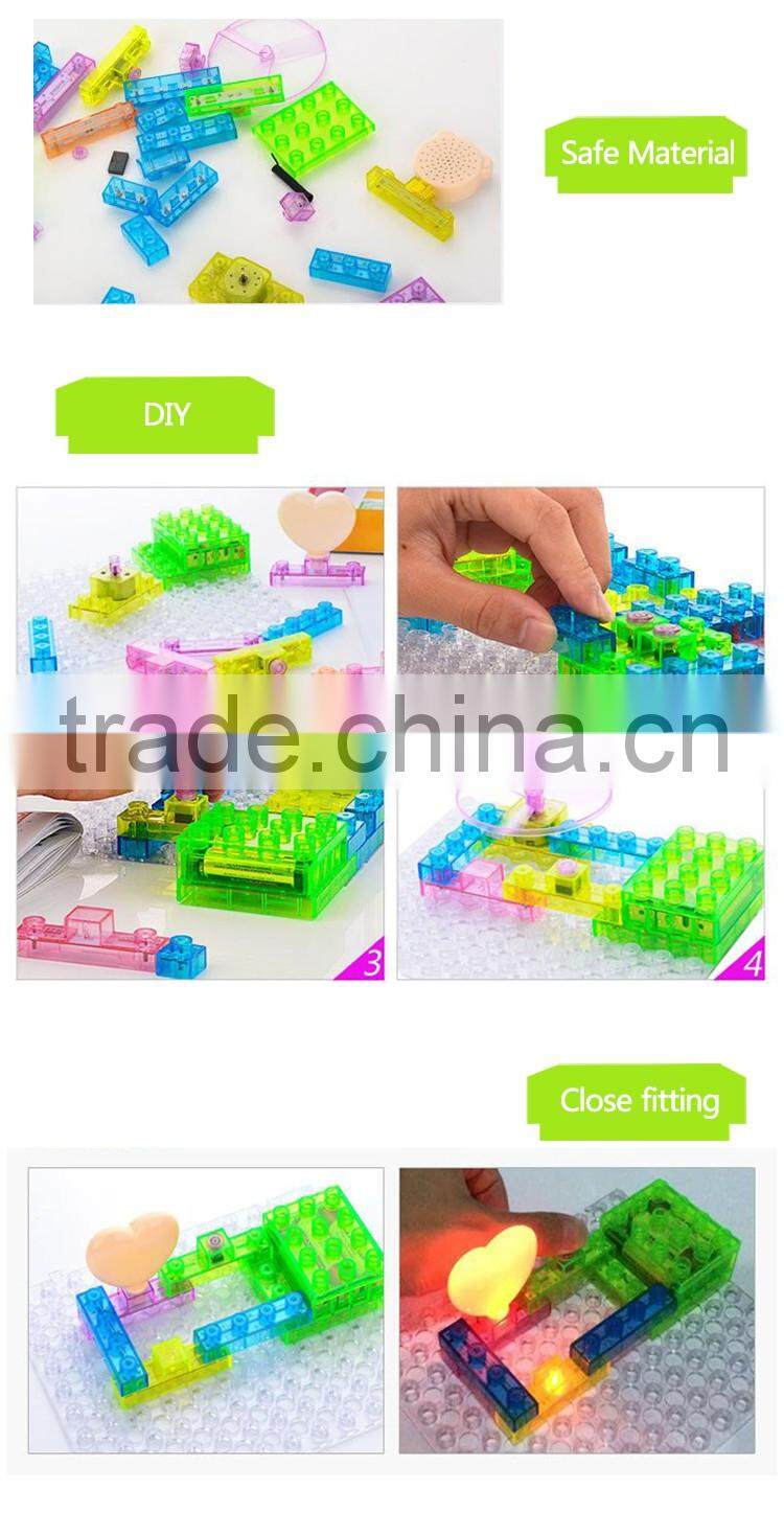 JSTOYS electronic toy brick,educational integrated circuit blocks for sale