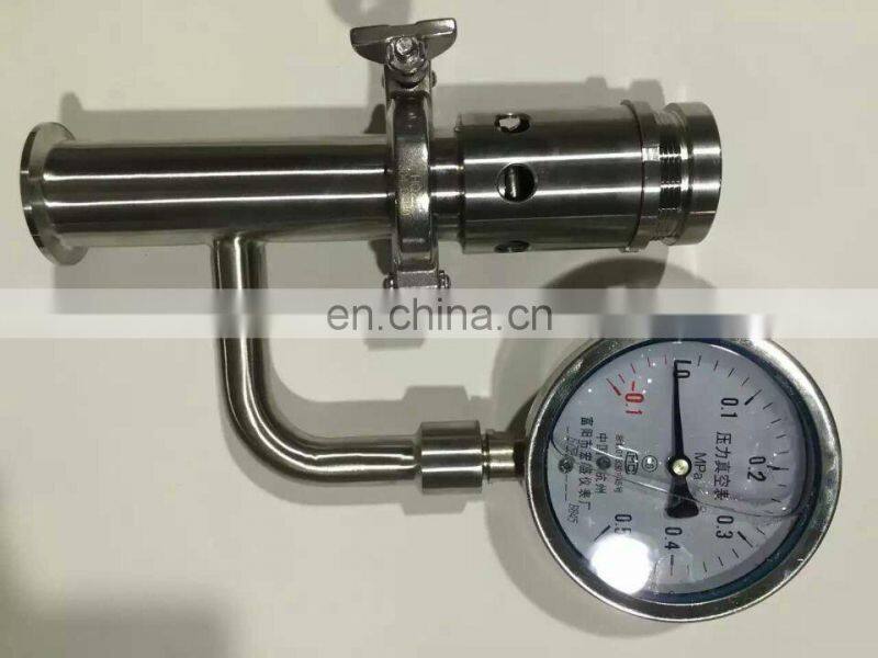 Sanitary Pressure Non-adjustable Air Vent Rebreather Valve SS304/316L for Beer Tank