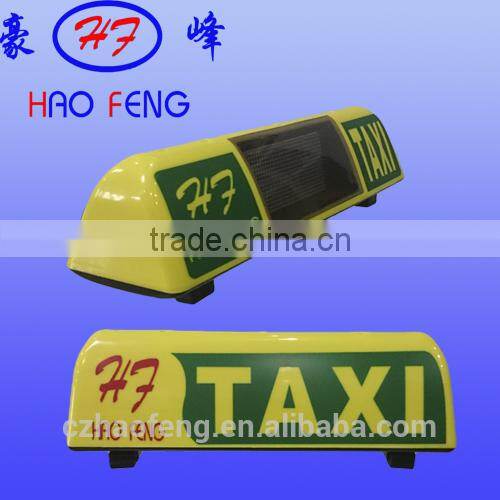 taxi for hire /hired / on call taxi led display top light box