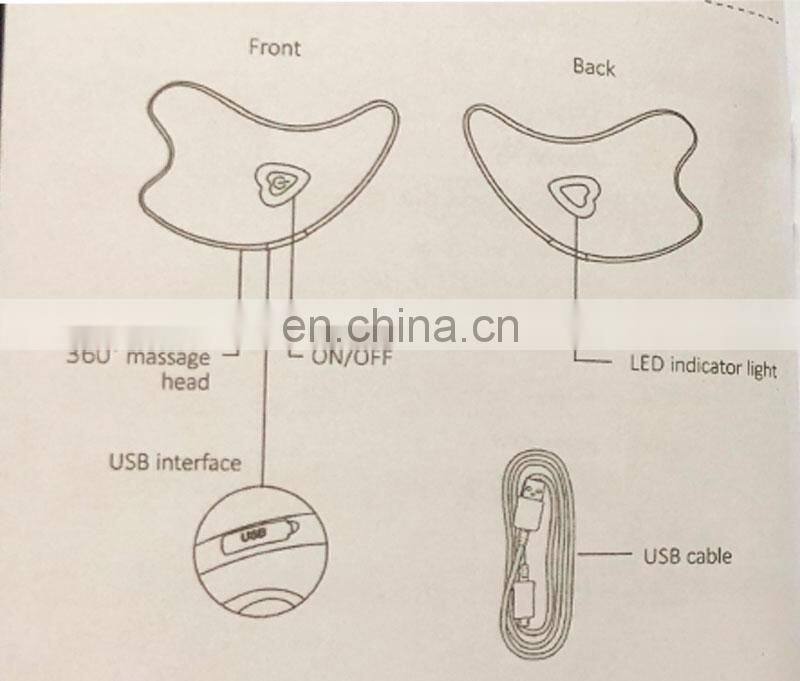 Multiple Micro Current Facial Lifting Massage Thin Face Facial Electric Vibration Heating Beauty Instrument