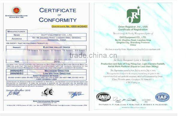 1.2tons manual pallet jacks(with CE China)