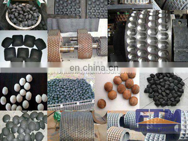 High capacity coal dust briquette making machine