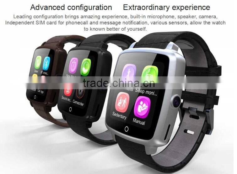Bluetooth Smart U Watch U11C Wristwatch Separate Micro GSM SIM Card Slot For Andriod IOS iPhone Smartphone Men Women U11C smart