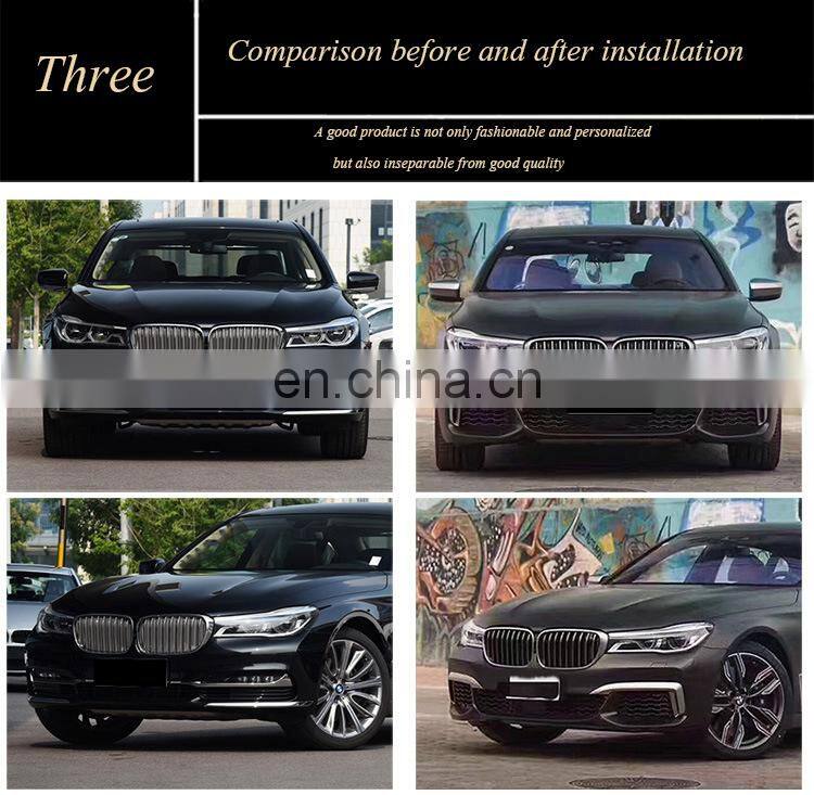 Runde Modified 760M Style PP Material Body Kit For 2016-In BMW 7 Series G11 G12 Front Bumper Rear Bumper Side Skirt Exhaust